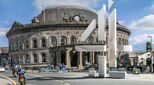 Leeds Corn Exchange in Channel 4 style