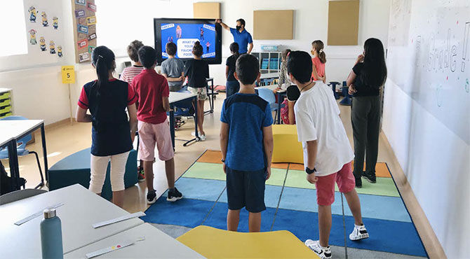 United Lisbon International School classrooom