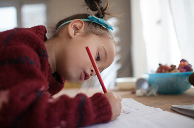 Figtree Learning - little girl with bow