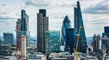 London financial sector skyline