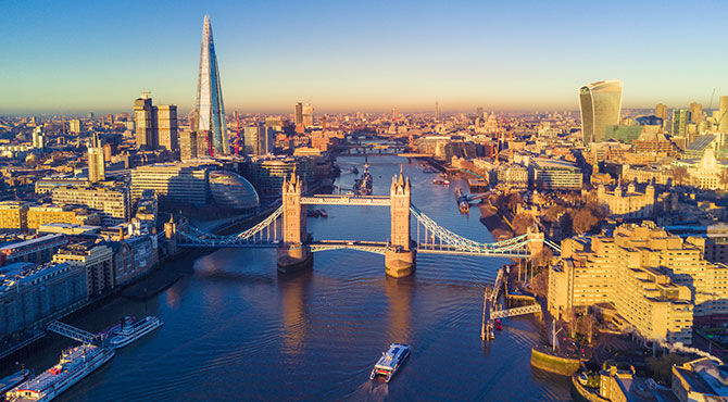 View of London from over the Thames