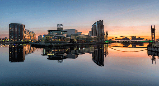 Manchester skyline