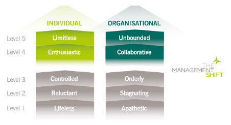 5 levels of The Management Shift framework