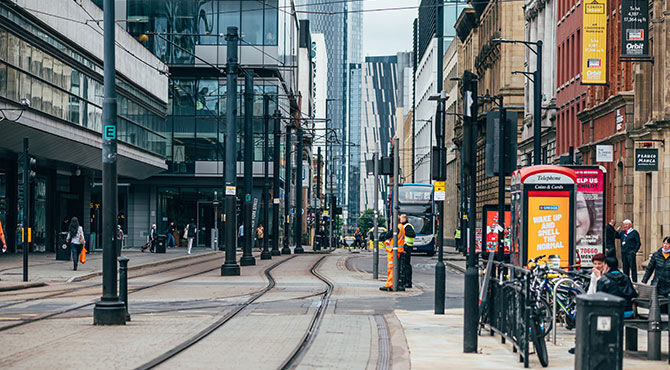 The City Centre of Manchester