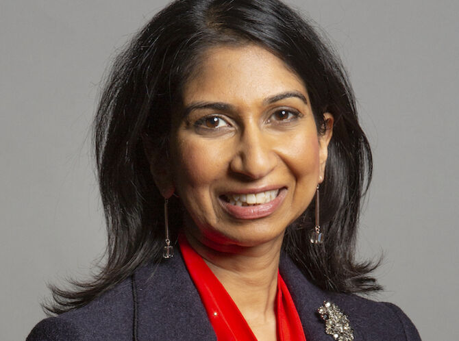 Official portrait of Suella Braverman