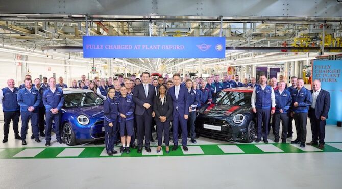 BMW Oxfordshire Mini production factory