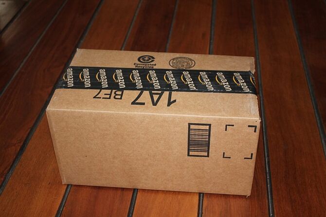 Image of Amazon cardboard box