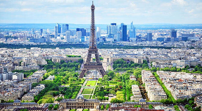 Paris centre: Eiffel Tower