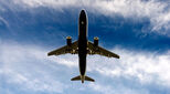 Plane in flight