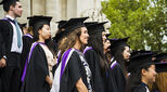 Graduates at Portsmouth University in the UK