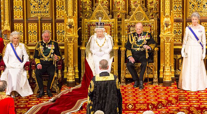 Queen Elizabeth II addresses Parliament in 2016