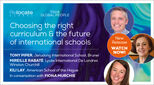 Choosing the Right Curriculum webinar