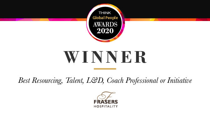 Winner Best Resourcing, Talent, L&D, Coach Professional or Initiative