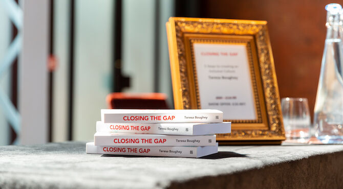 Teresa Boughey is the best-selling author of Closing the Gap – 5 Steps to Creating an Inclusive Culture.
