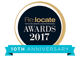 Relocate Global Awards 2017 10th Anniversary logo