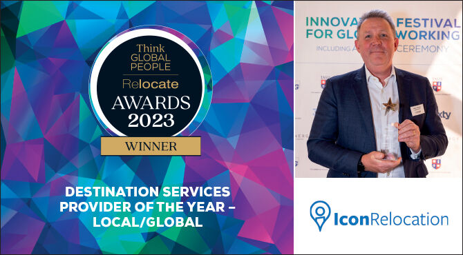 Destination Services Provider of the Year - Local/Global Winner -  Icon Relocation
