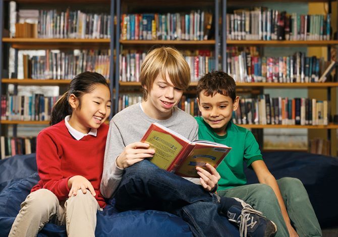 BIS-children-reading-library