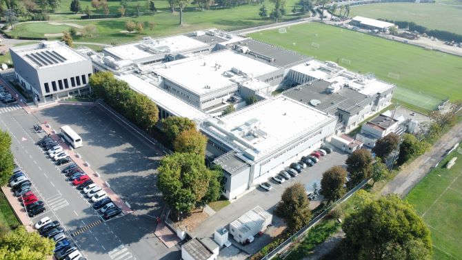 Aerial image of American School of Milan