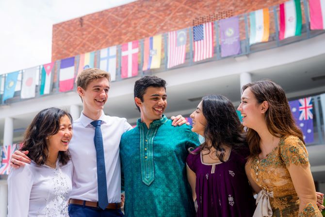 Image of ISKL students in cultural dress