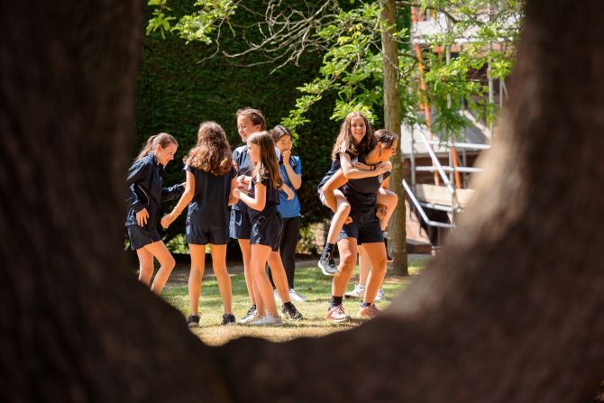 Marymount-International-School-London-students-outside