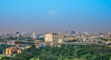 View-of-Chennai-India-stock-image