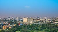 View-of-Chennai-India-stock-image
