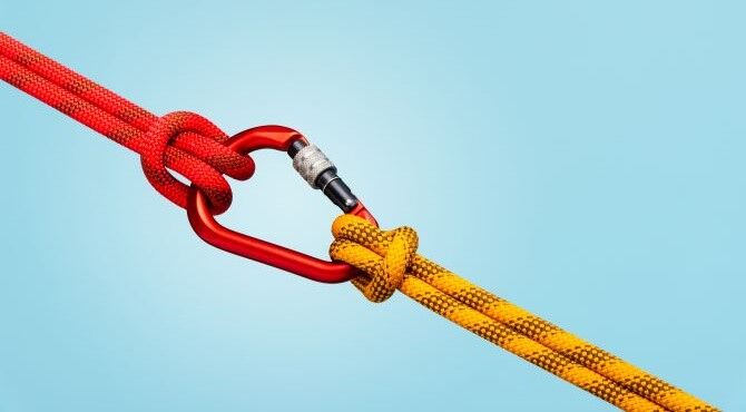 rope-clip-stock-image
