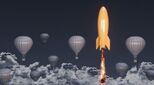 hot-air-balloons-rocket-stock-image