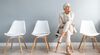 woman-on-chair-stock-image