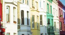 Portobello Road, Notting Hill, London stock photo