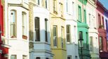Portobello Road, Notting Hill, London stock photo