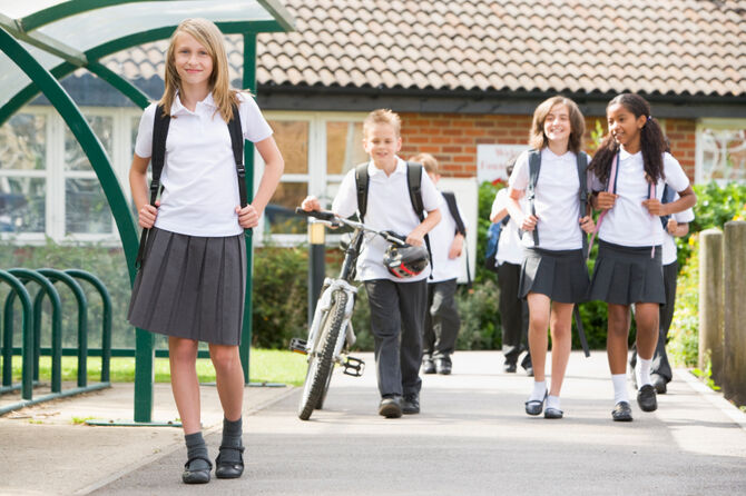 school children