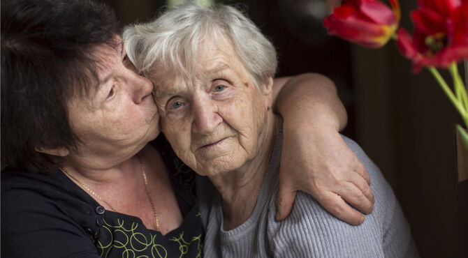 Women caring for older relative