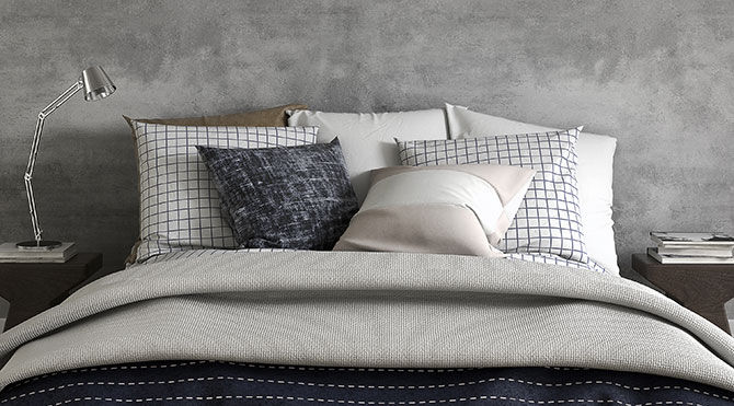 Serviced apartment bed