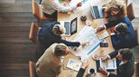 Skilled workers in a conference