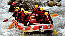 Rafting activity at St George's International School