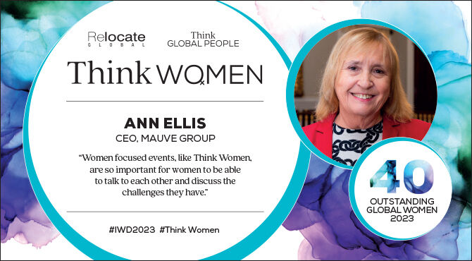 Relocate Global Think Women Ann Ellis mauve profile