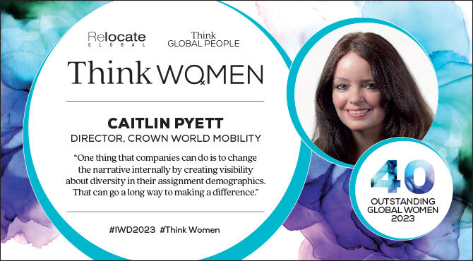 Caitlyn Pyett 40 Outstanding Global Women
