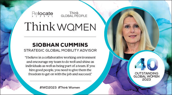 Siobhan Cummins 40 Outstanding Global Women