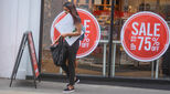 Image of woman shopping on Oxford Street