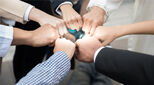 Image of team handshake