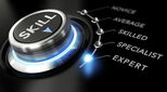 Dial with skills levels