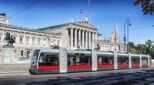 Image of Vienna splendour and public tram