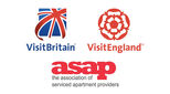 Visit England Visit Britain and ASAP logos